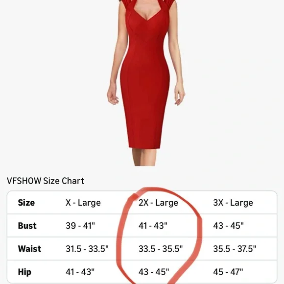 Red Halter V Neck Cocktail Dress - Picture 5 of 5